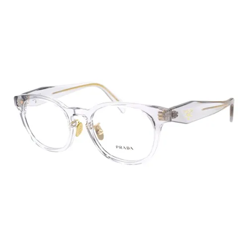 PRADA Пластиковая оправа Круглые Очки OPTICAL Женские Прозрачно-серый