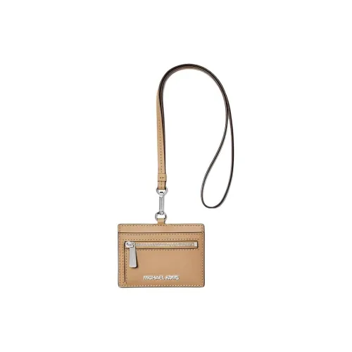 MICHAEL KORS Jet Set Travel Кожа Удостоверение личности HOLDER Кошелек Картхолдер Женские CAMEL