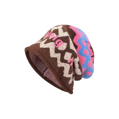 IOTS Осенние и зимние модные термические наушники с меховыми шапками-бини для женщин