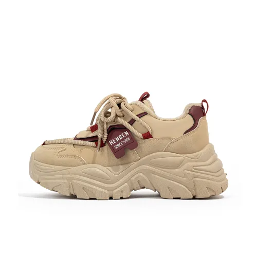 RENBEN Высота Увеличивающие Термальные Низкие Топ Кроссовки Женские