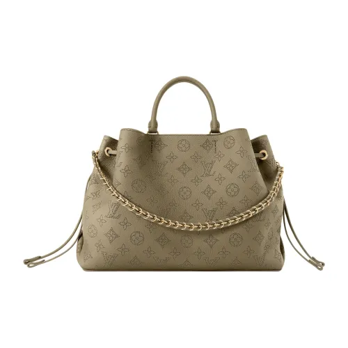 LOUIS VUITTON Bella Телячья кожа Тоут Сумка Сумка для покупок Сумка Женская Зеленая