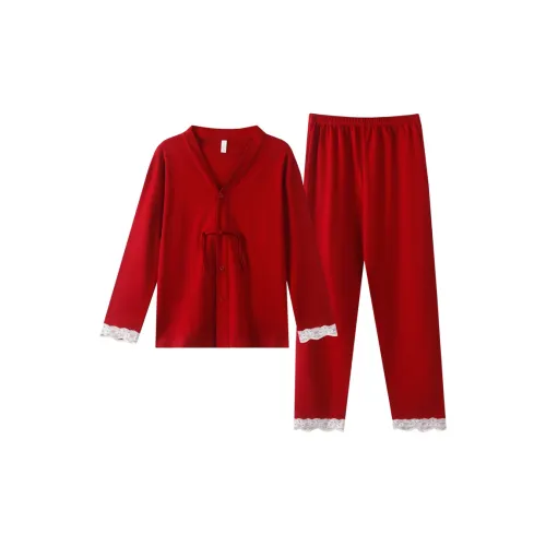 Pretty lady Анкора Красный Женский Пижамный Комплект