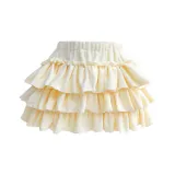 Заварной односторонний внешний шорты-юбка из замши