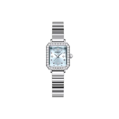 EGBERT Кварцевый механизм ремешок из нержавеющей стали женские часы многоцветный циферблат