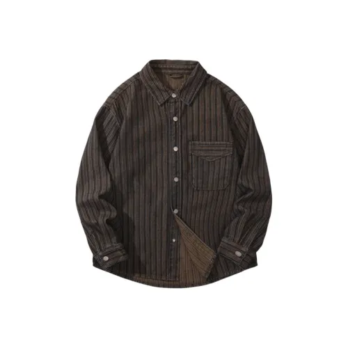 Xiyue Кофе Мужские Рубашки