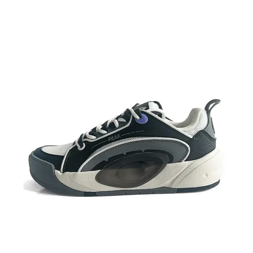 PEAK Low Топ Скейтборд Кроссовки Женские Черный Холщовый Белый