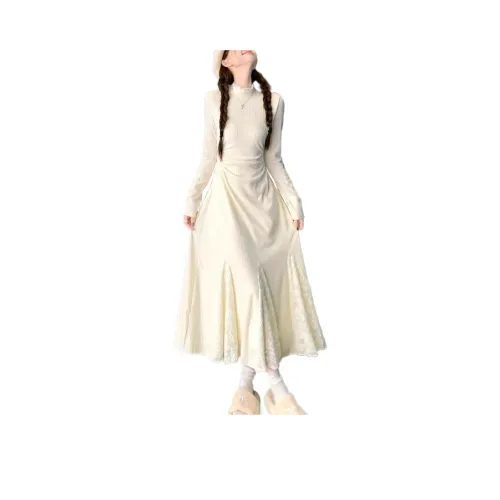 GOSO Длинное платье с длинными рукавами женское