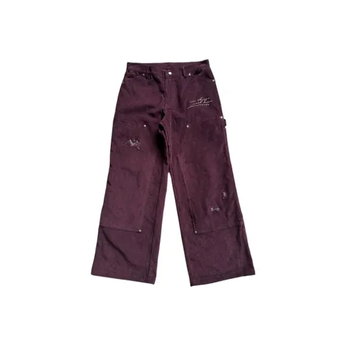 EROLE Бургунди Унисекс Карго Брюки