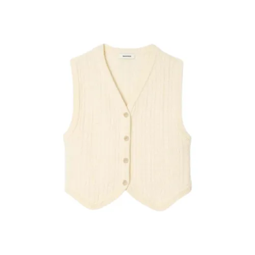 Sandro Светло-янтарный Женские Майки