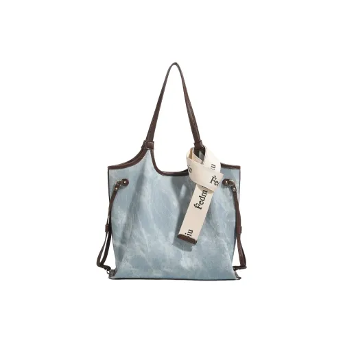 PESASRIE Сумка Tote из микрофибры сумка для покупок сумка через плечо женская синяя