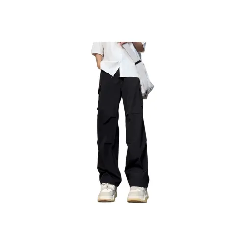 MORii Черные Унисекс Повседневные Штаны