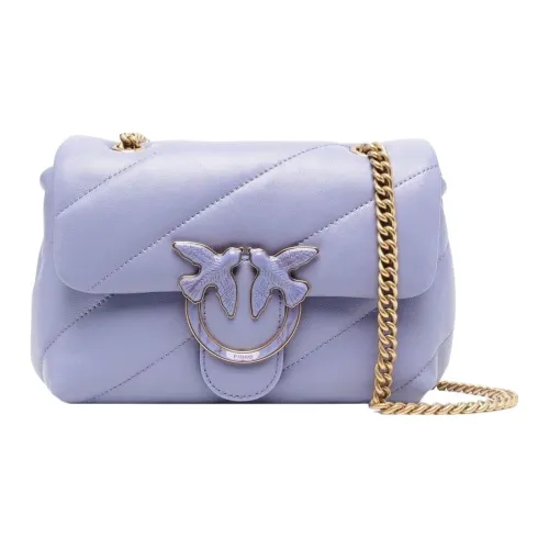 PINKO PuffQuilt Овчина Сумка-подушка Сумка через плечо Сумка на плечо Женская Синяя