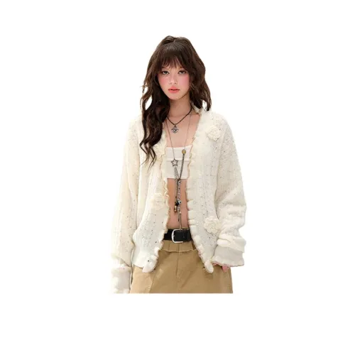 Guuka Hero Экрю Женская Трикотажная