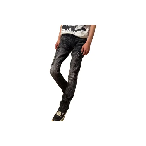 SIL VITIN Черные Унисекс Джинсы