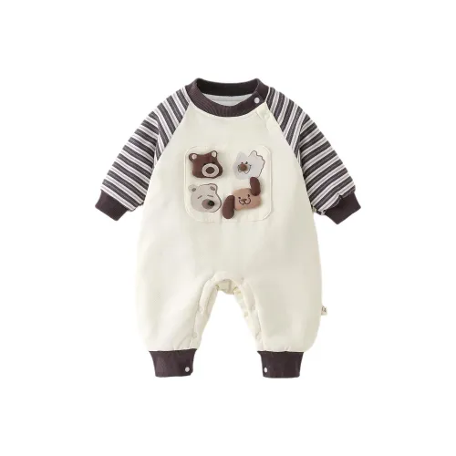 XiaoJinBu Бежевый Малыш Комбинезоны Ползунки
