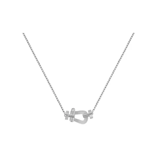 FRED Force 10 Necklace Collection 18К Белое золото Ожерелья Унисекс Серебряный