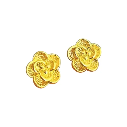 NOME Золотой Покрытый Медный Низкая Цена FU Серьги-гвоздики Женские