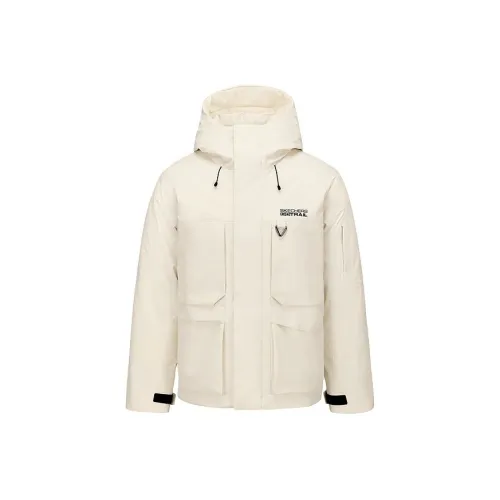 Skechers Яичный Белый 00V7 Унисекс Пуховики