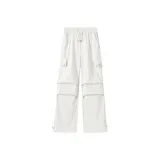 Moonlight White (Серебристо-белый Розовый Логотип на Штанах)