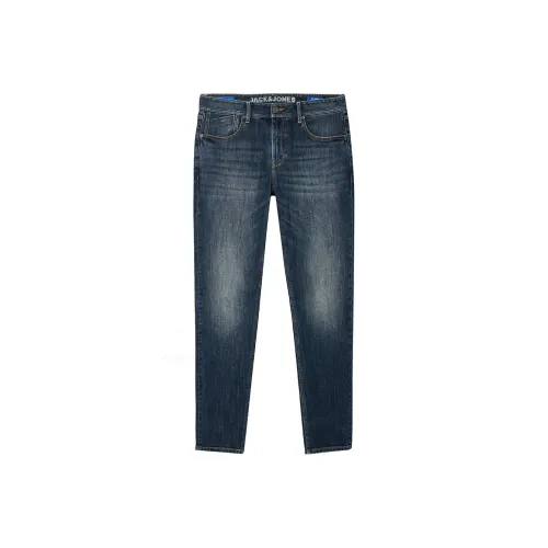 JACK JONES A14 Темный деним синий Мужские джинсы