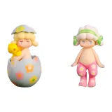 Подтвержденная версия модели - Яичная скорлупа Эльф + Девушка Кукла (разборка и снятие упаковки)