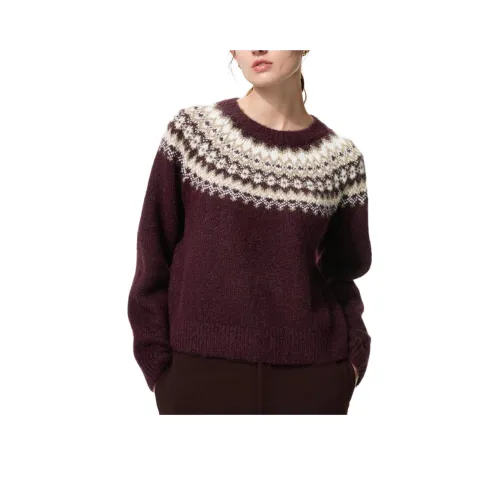 UNIQLO Бургунди Женские Свитера