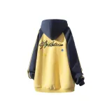 Темно-синий и желтый