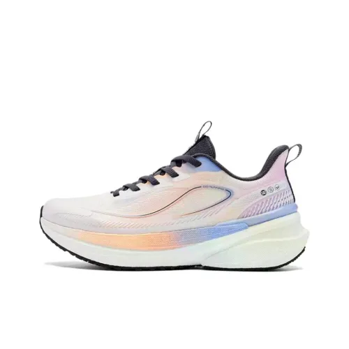 QIAODAN Амортизация и Дышащий Низкий Топ Повседневный Марафон Тренировки Длинный Бег на дистанции Гонки Беговые кроссовки Женские