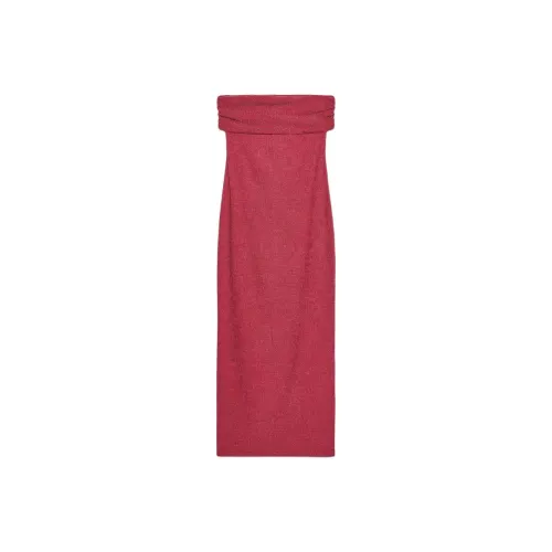 ZARA Темно-розовые женские платья без рукавов