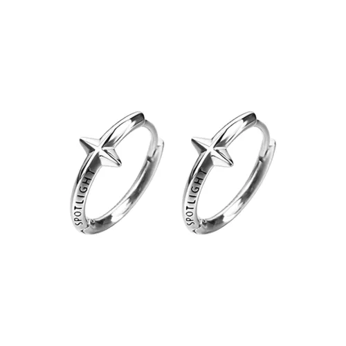 JianKai Серьги с серебряным покрытием унисекс