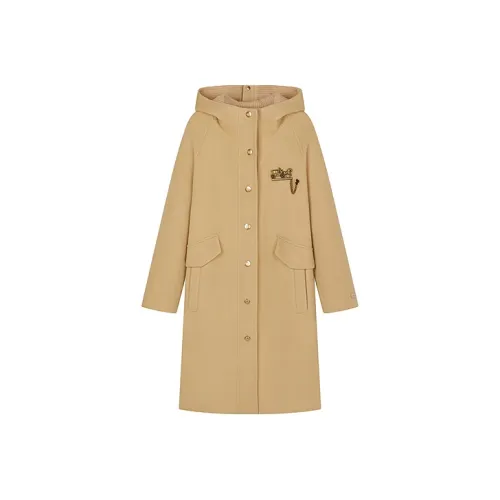 Teenie Weenie Светло-желтое Женское Пальто