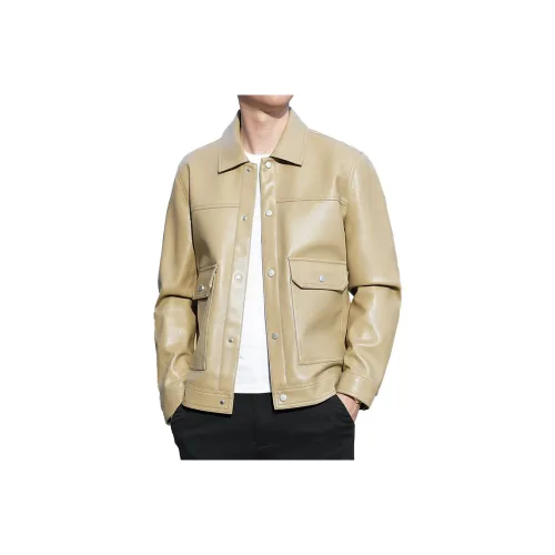 CHUAN QI BAO LUO Кожаная куртка мужская