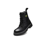 Черная обувь с скрытым каблуком и без подкладки