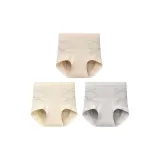 [3 упаковки] Белый Тряпичный + Белый Норка + Парижский Серый (Черная Лента, Утягивающий, Уменьшение Талии)