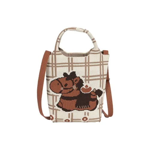 Британский музей Полиэстер Сумка Стандартная Женская Белая Коричневая