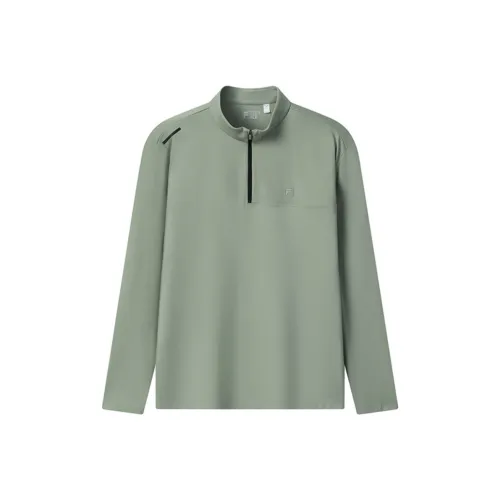 FILA Белый Армейский Зеленый Мужская Футболка