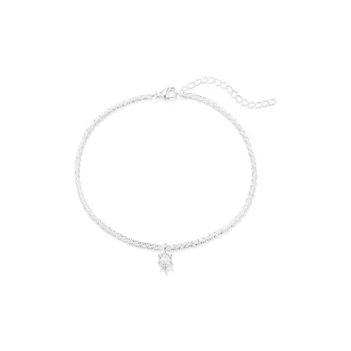 Clect Браслеты на щиколотку из синтетического кубического циркония Женские