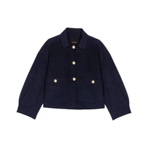 Maje Темно-синий Женские Куртки