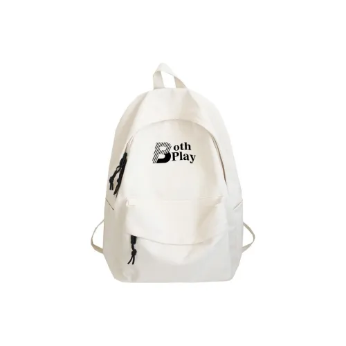 BOTH PLAY Холст Рюкзак Унисекс Черный Белый