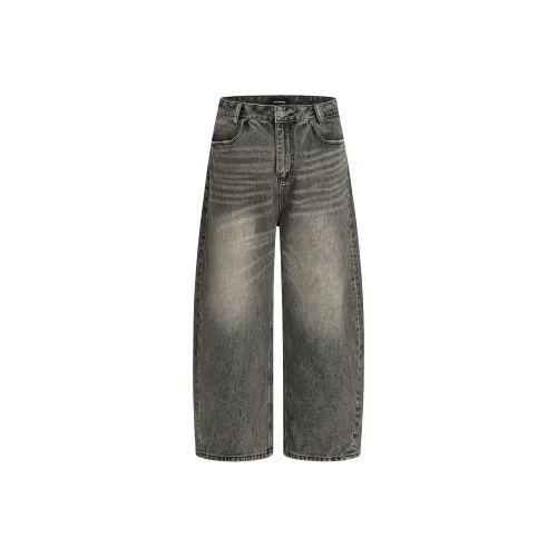 MR BENSE Черный Золото Унисекс Джинсы