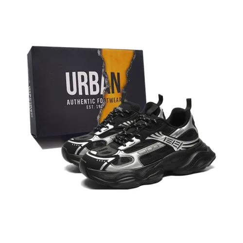 URBAN AUTHENTIC Износостойкий Легкий Дышащий и Противоскользящий. Низкий Топ Толстая Подошва Кроссовки Унисекс