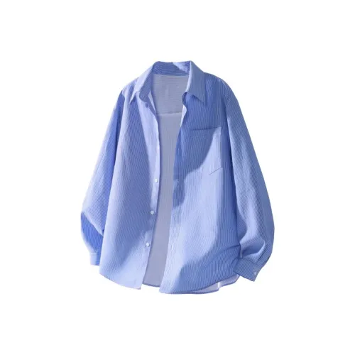 GOOSELIAR Синий Унисекс Рубашки