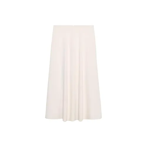 ZARA Белый Женские Повседневные Длинные Юбки