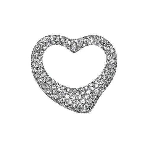 TIFFANY CO. Elsa Peretti® Платина Броши Унисекс Серебряный