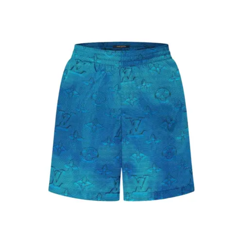 LOUIS VUITTON Пляжные шорты Мужские Синие
