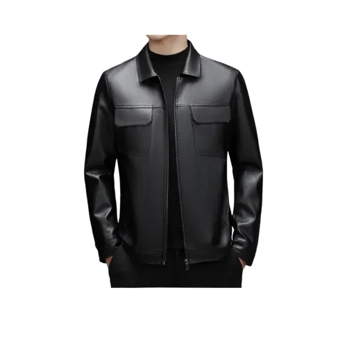 Vintage Cars Кожаная куртка Мужская