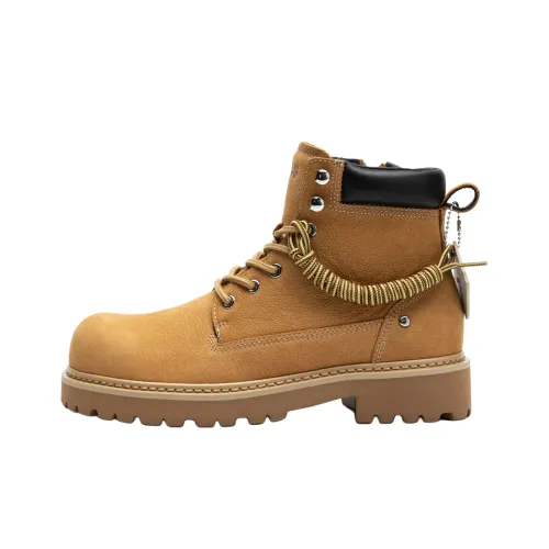 TBOF ботинки Martin желтые мужские