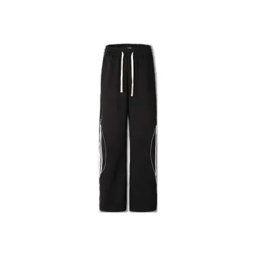 IXXPD Black Unisex Casual Pants IXXPD Черные Унисекс Повседневные Штаны