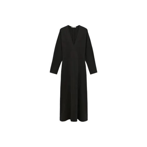 ZARA Длинное платье с длинными рукавами женское