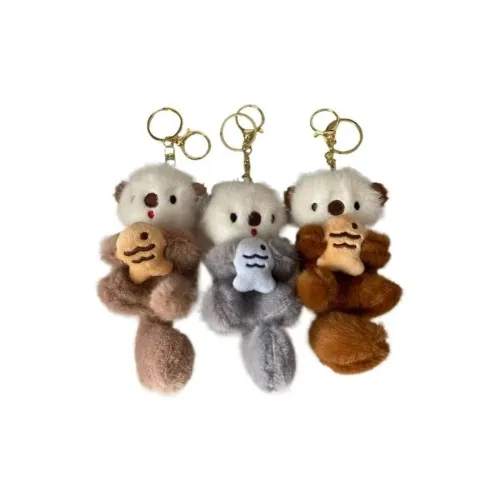 Jinnew Мягкий и Очаровательный Морской Лисенок с Рыбкой в Плюшевом Обхвате Подвеска 15 см Высота